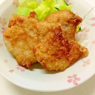 豚もも肉の☆から揚げ